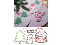 Stickserie - Weihnachtswichtel Satin Appli